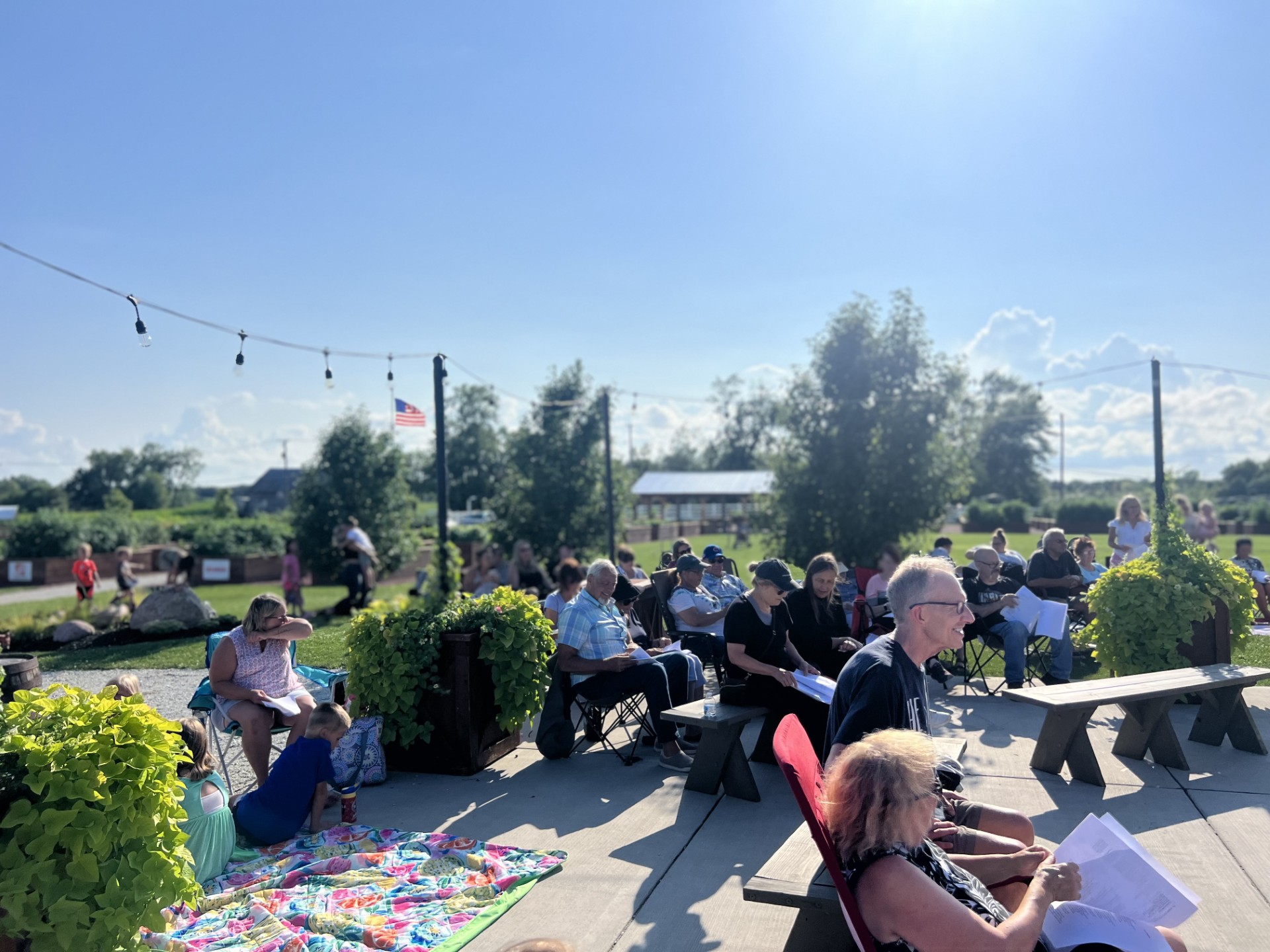 Worship at the Farm Outdoor View